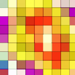 3D Abstract fractal background.