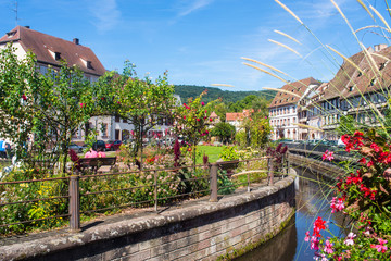 Obraz premium Quai d'Anselmann, Wissembourg