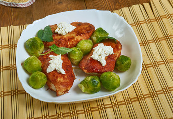 Brussels sprouts Chicken Fra Diavolo