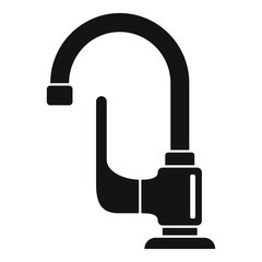 Closed faucet icon. Simple illustration of closed faucet vector icon for web design isolated on white background
