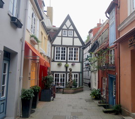 Häuser im Schnoor Viertel Bremen
