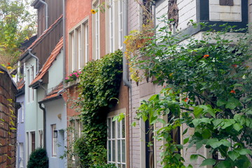 Fototapeta na wymiar Häuser im Schnoor Viertel Bremen