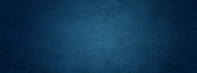blue cement background, horizontal blank concrete wall