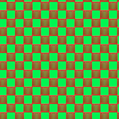 Seamless pattern with heating radiator on a light green background.