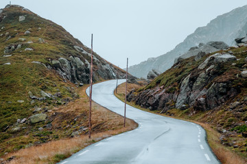 road in mountains