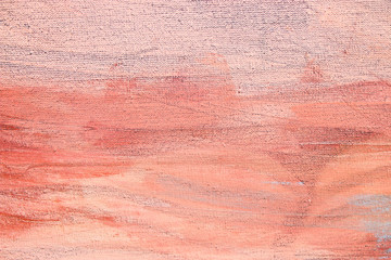 Abstract art background. Acrylic  on canvas. Rough brushstrokes of paint.