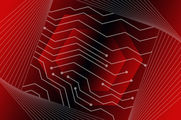 Naklejka premium abstract, pattern, wallpaper, red, design, illustration, texture, blue, light, green, color, backdrop, square, line, mosaic, shape, technology, graphic, geometric, gradient, art, orange, bright