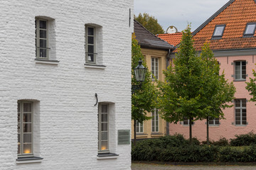 Duesseldorf Kaiserwerth Germany urban street detail