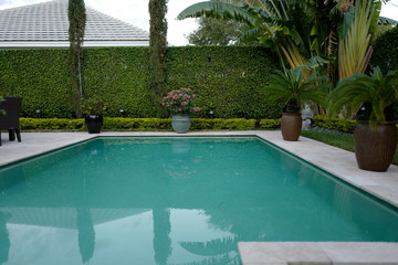 South Florida pool area