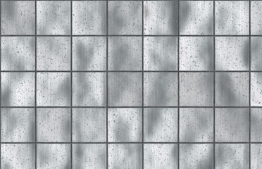 metal tile panels wall