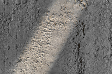 Streak of light on the concrete floor, background and texture.