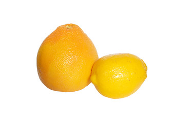 oranges isolated on white background