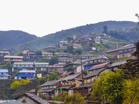 Largest Gurung village of Nepal : Bhujung, Lamjung