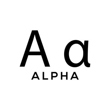 Greek Alphabet : Alpha
