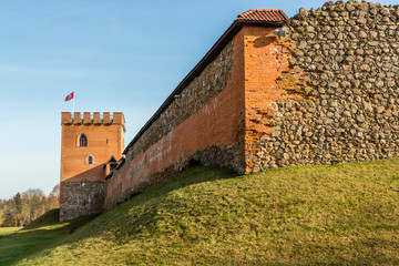 Medieval castle (castle of Medininkai, Lithuania, XIV century)