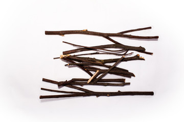 a bunch of cut twigs