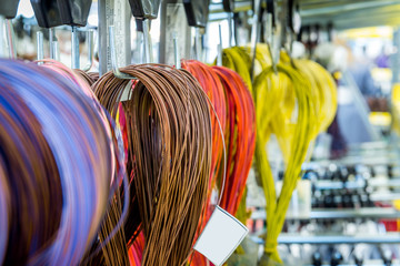 Coils of electrical wires for installation in cars