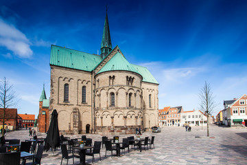 Obraz premium Ribe Cathedral, Ribe, Denmark, Europe