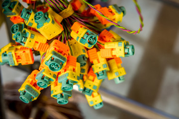 Coils of electrical wires for installation in cars