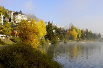 Herbststimmung am St. Moritzer See