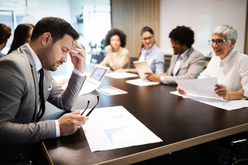 Business People Meeting Conference Discussion Corporate Concept