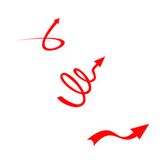 vector red arrows