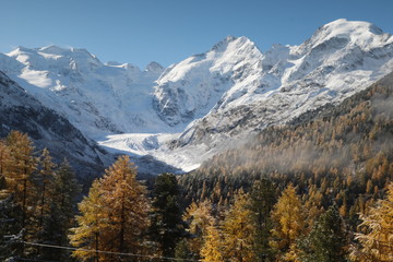 Goldener Oktober im Engadin