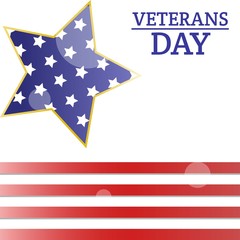 Veterans Day banner honoring all who served