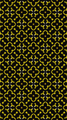 Ornate geometric pattern and abstract colored background