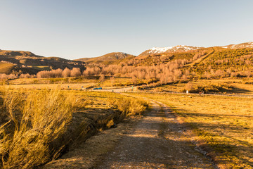 Degana - Villablino, Spain. The Puerto de Cerredo, a mountain pass at 1359 m in the border of Castile and Leon and the Principality of Asturias