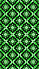 Fototapeta premium Ornate geometric pattern and abstract colored background