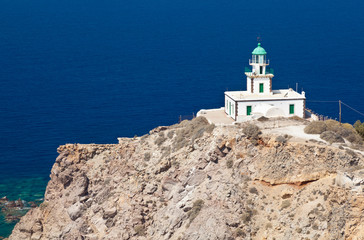 Fototapeta na wymiar Akrotiri Lighthouse, Santorini