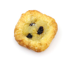 Thai desserts snack on white background.