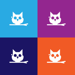 owl icon. Element of ghost elements illustration. Thin line illustration for website design and development, app development. Premium icon