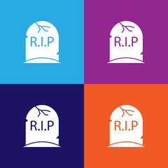 grave icon. Element of ghost elements illustration. Thin line illustration for website design and development, app development. Premium icon