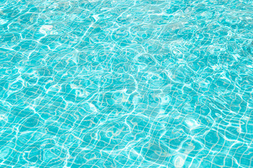 abstract blue water in the pool water ripple detail abstract background