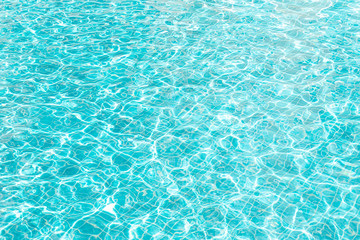 surface of blue swimming pool,background of water in swimming pool.