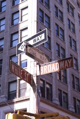Fototapeta na wymiar New York America: Walt street