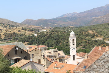paysage de Corse / CORTE