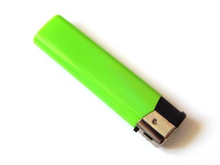Photo of a plastic gas lighter.