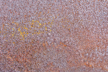 texture burnt corroded rusty metal brown background