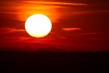 Warm sunset