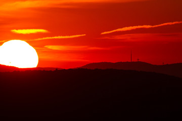 Warm sunset