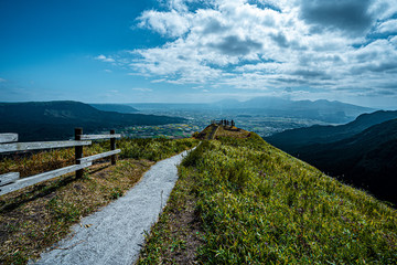 road in the mountains, Aso, Kumamoto