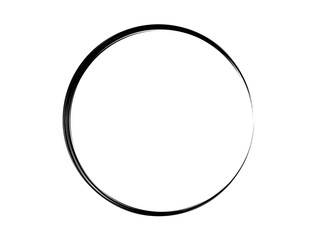 Grunge circle made for your design.Grunge oval shape made for marking.Grunge black thin circle.