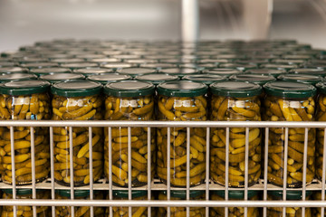 pickles in jars