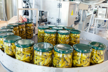 pickles in jars