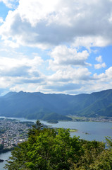 河口湖 山梨県南都留郡富士河口湖町の風景