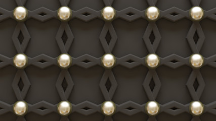Fototapeta premium Interior pattern, architectural background. 3d illustration, 3d rendering.