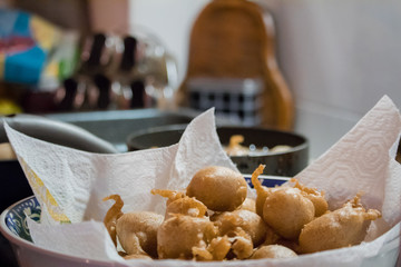 Preparazione Sciatt valtellinesi